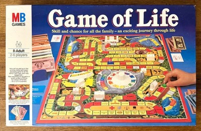 Spiel des Lebens (MB Spiele, 1978) Geschicklichkeits- & Glücksspiel, Vintage, Top Zustand