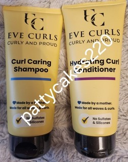Shampoo e balsamo Eve Curls NUOVO/Sigillato! 200 ml/6 76 fl oz