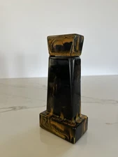 Vintage Art Deco Ellis Skyscraper Bakelite Catalin Brown 6 Inches Table Lighter