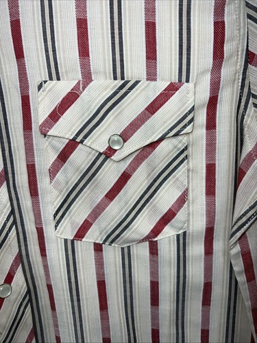 New Children’s Pink Stripped White House Long Sleeve Pearl Snap Shirt. XL S-39 - 第 4/11 張圖片
