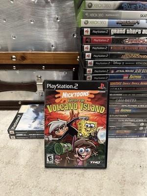 Nicktoons Battle for Volcano Island (Sony Playstation 2 PS2) Complete CIB Tested