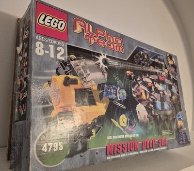 VINTAGE LEGO 4795 OGEL UNDERWATER BASE & AT SUB/2002 [ Incomplète ] Bien Lire