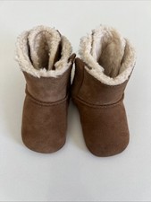 UGG Chestnut Infant Toddler Suede Boots Size 02/ 03