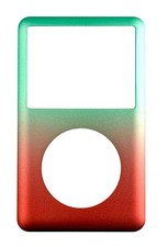 iPod Classic 2-Tone Gradient Front Faceplate for 6th / 7th Gen 80 160 Green Red