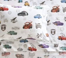 Pottery Barn Kids Disney Pixar Cars Heritage Organic Toddler Sheet Set Crib