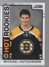 MICHAEL HUTCHINSON 2012-13 SCORE HOT ROOKIES ROOKIE CARD CARD #547