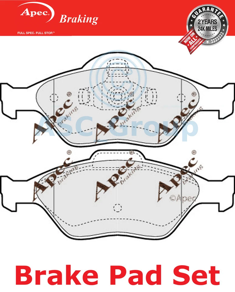 Jeu De Plaquettes De Frein Avant Apec Qualité OE Remplacement PAD1117 - Photo 1/1