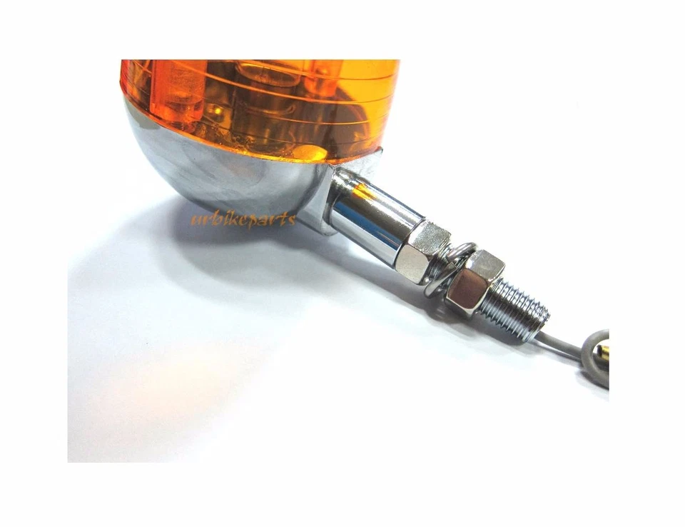 Pair For Kawasaki A1 A1SS A7 A7SS Samurai Avenger Front Turn Signals Indicators  — 第 2/2 张图片