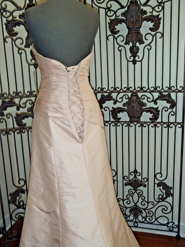 P75 SOTTERO & MIDGLEY SZ 8 BEAUTIFUL $799 ROSE WEDDING GOWN DRESS - Picture 9 of 11