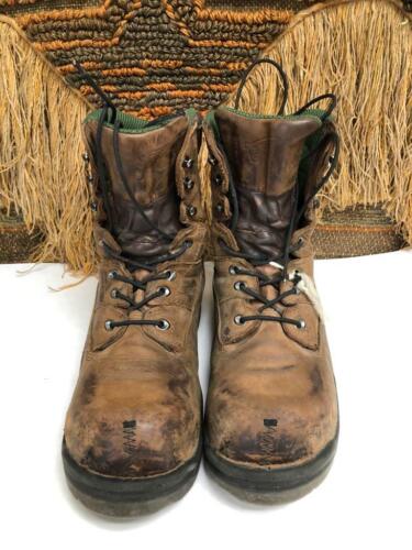 Red Wing Mens Brown Leather Work Boots Steel Toe Size 11.5 D Style 4459 - Picture 4 of 9
