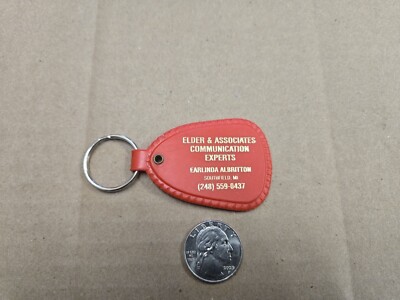 Elder & Associates Communication Experts Vintage Keychain Key Chain Ring Loop