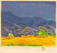 Rain in the Mountains By Gustave Baumann Quality Print - Frame Me