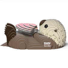 EUGY Sea Otter 3D Model Kit Educational STEM Toy Ocean Animal Gift Age 6+