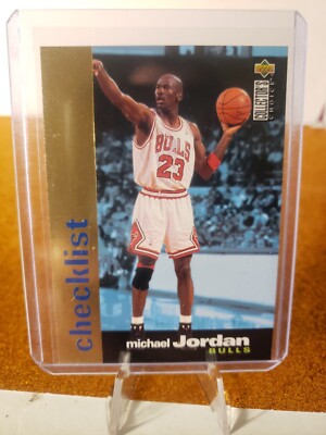 【希少品】マイケル・ジョーダン 1995-1996 MVP 記念プラーク Rare: 1995-96 COLLECTORS CHOICE GOLD CHECKLIST MICHAEL JORDAN #200