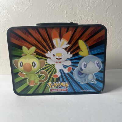 Pokemon Collectors Chest Tin Metal Lunch Box Zacian Zamazenta