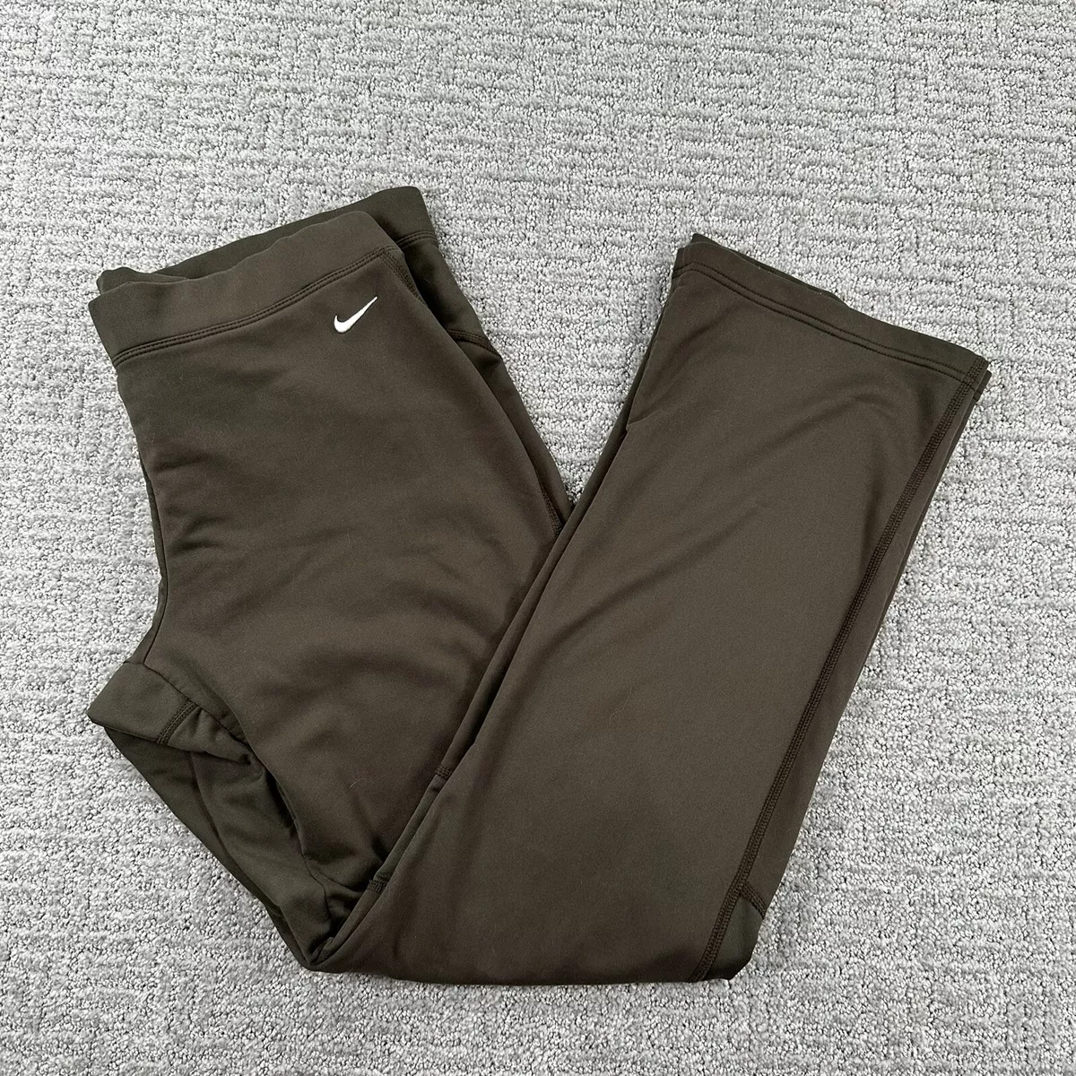 Nike Pants Large L Green Sweatpants Straight Leg Drawstring