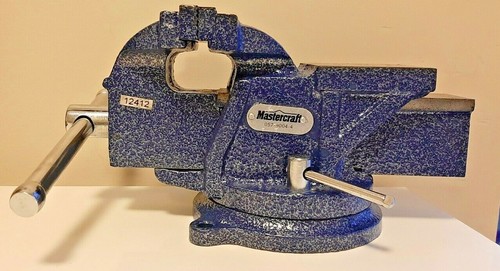 Mastercraft Bench Vise with Swivel Base 4-in