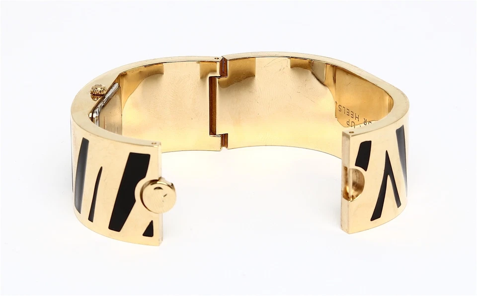 Reloj brazalete Kate Spade para mujer dorado negro Delacorte F1232 Foto 3 de 4