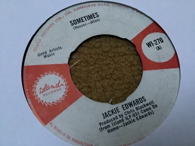 Jackie Edwards , Sometimes , Come On Home , 7”Island. | eBay UK