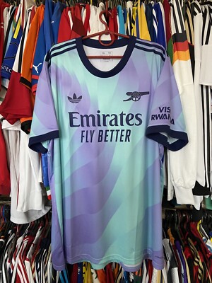Tシャツ・カットソー adidas Arsenal 2425 Third Jersey Sky Blue IZ0114 adidas Arsenal Third Jersey 24/25 | adidas soccer | Arsenal FC