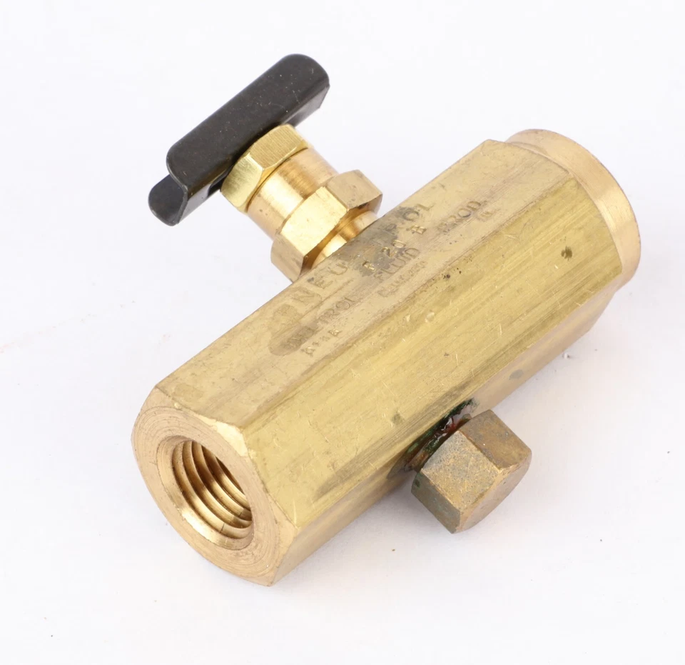 Deltrol F20B Pneumatic Flow Control Needle Valve, 1/4" NPT, 2000PSI, 3GPM - Image 2 of 4