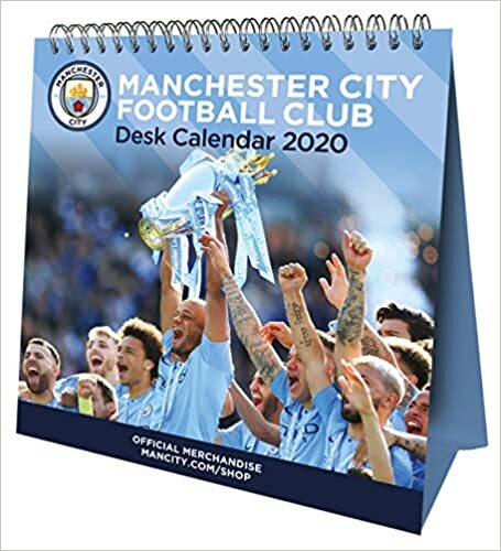 Offizieller Manchester City Schreibtischkalender 2020 Fußball Lizenziertes Produkt S131 - Bild 1 von 3