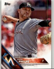 2016 Topps David Phelps #413 Miami Marlins
