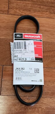 BTSJ Ford Motorcraft Driver Belt JK4-382 BT4Z-8620-D | eBay