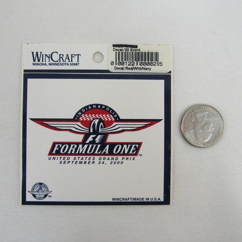 2000 Formula-1 United States Grand Prix Event Collector Decal - Picture 3 of 6