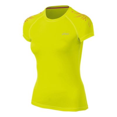 asics t shirt femme brun