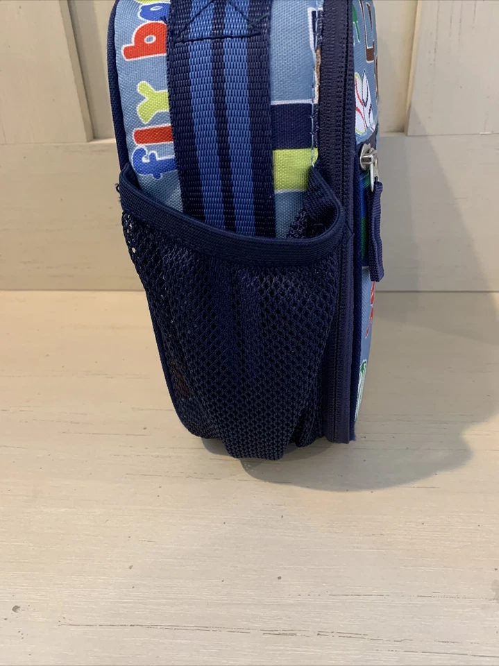 Pottery Barn Kids Mackenzie Classic Lunch Bag Sports Baseball Mono MASON - Image 4 of 4