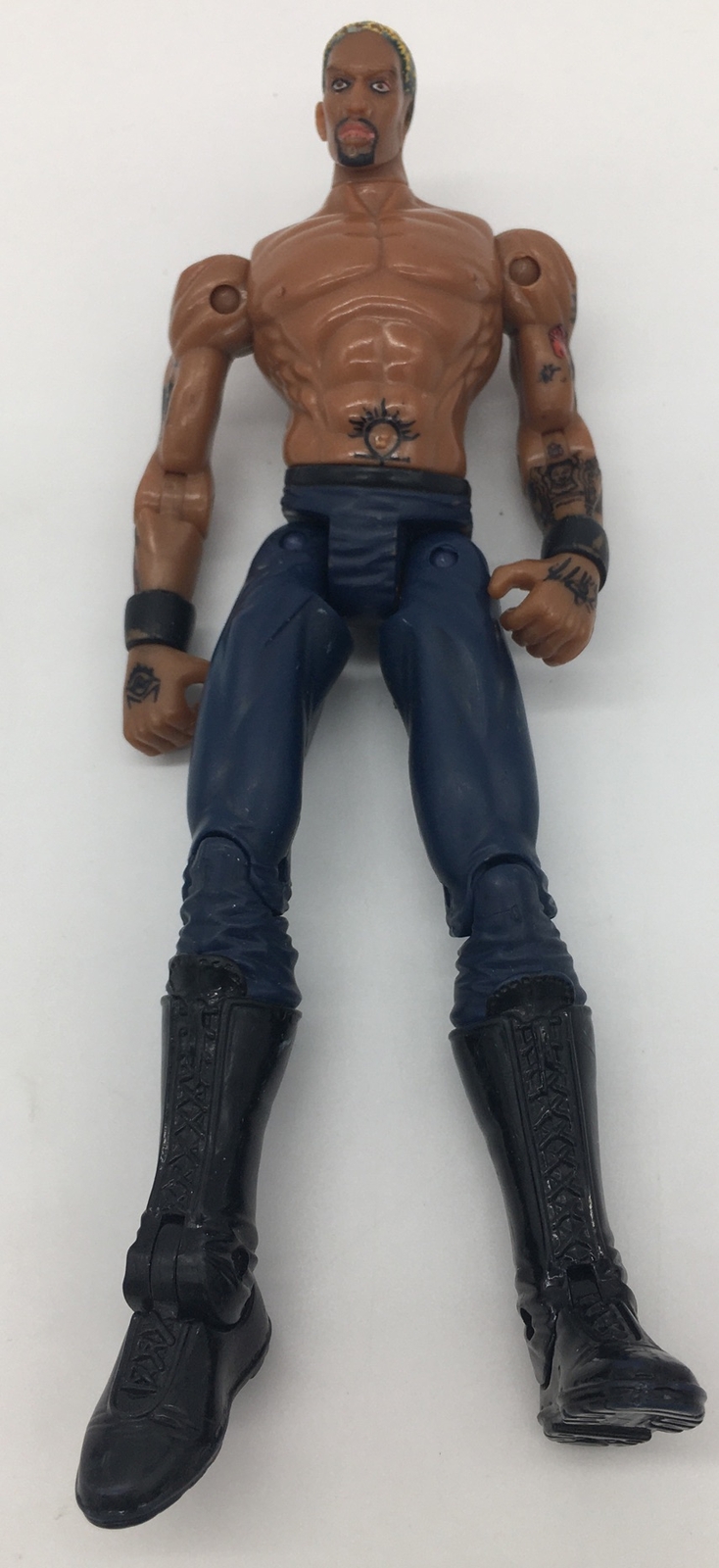 WCW Dennis Rodman Power Slam Vintage Wrestling Figure Green Hair NWO Read eBay