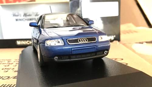 1/43 MINICHAMPS, AUDI A3, 1.9 TD, 4-door, 2000, blue met., mint++ ! - Picture 17 of 20