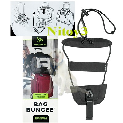 Travelon Bag Bungee-Luggage Cart Securement