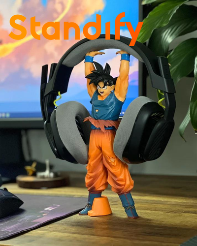 Headphone Stand Dragon Ball Z Goku PVC Figurine - Afbeelding 3 van 6