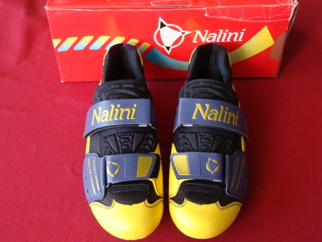 Scarpe Da Ciclismo Nalini Dolphin Strada - Nuove, Da Uomo, Tomaia In Microfibra