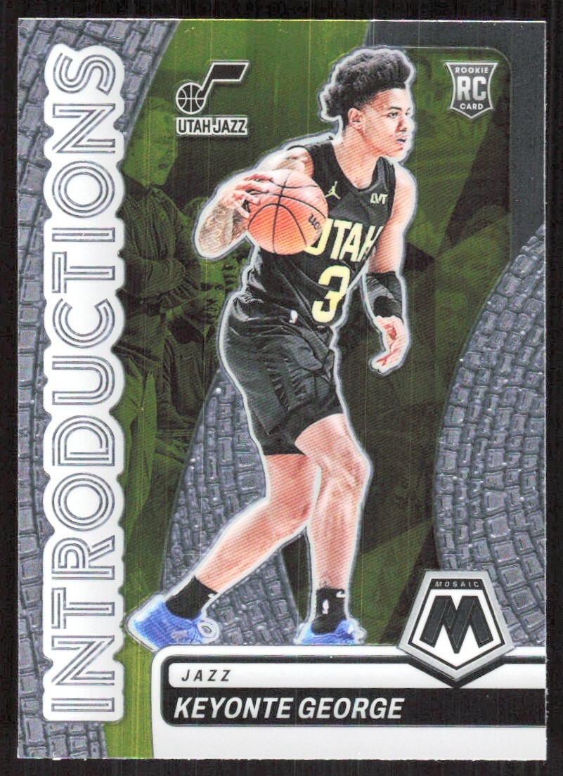 2023-24 8744D Panini Mosaic Introductions Keyonte George Rookie Utah Jazz #20