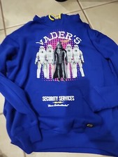 Star Wars Darth Vader Disney Parks Security Hoodie sweatshirt NWT Kenner Toys XS