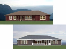 60x30 Houses -- 4 Bed 2 Bath -- PDF FloorPlan -- 1,800 sqft -- Model 5B and 5C
