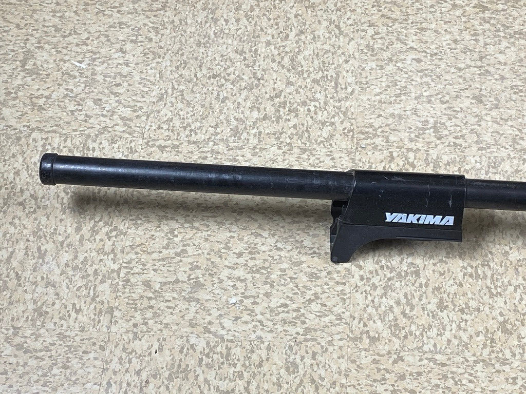 Yakima 66" Roof Rack Round Load Bars With End Caps + Rail Grab Clamp
