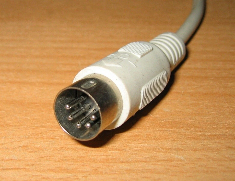 PC AT Keyboard 5 Pin Din Male Connector 180 Round plug For AT IBM Old Device NEW - Image 3 of 3