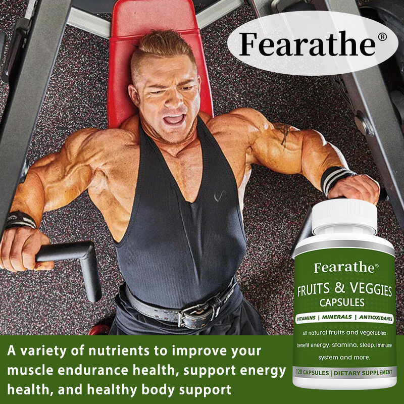 Fruit And Vegetable Capsules - Support Energy And Endurance, Immune Health