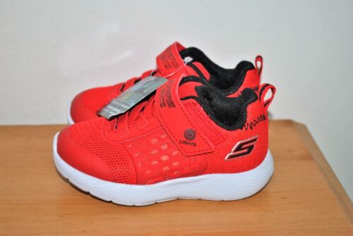 Skechers Boys' Dyna-Lights Red Light-Up Sneakers - Size 6 Toddler