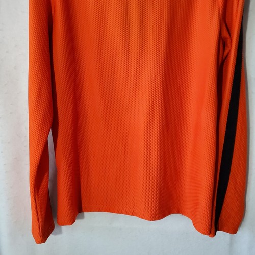 Ralph Lauren Sweatshirt Women's XL Orange 1/4 Zip Long Sleeve - Picture 11 of 11