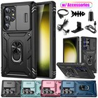 For Samsung Galaxy S23 Ultra S23+ S23 Ring Kickstand Case Phone Cover Accessory