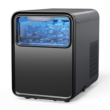 Ice Maker Countertop, 9 Cubes in 6 mins, Self-Cleaning Portable...