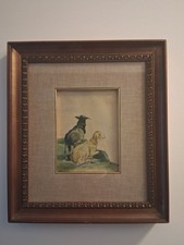 Acquerello su cartoncino firmato, soggetto naturalistico.