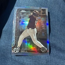 2025 Topps Chrome - #263 Josh Bell - Sepia Refractor - Washington Nationals