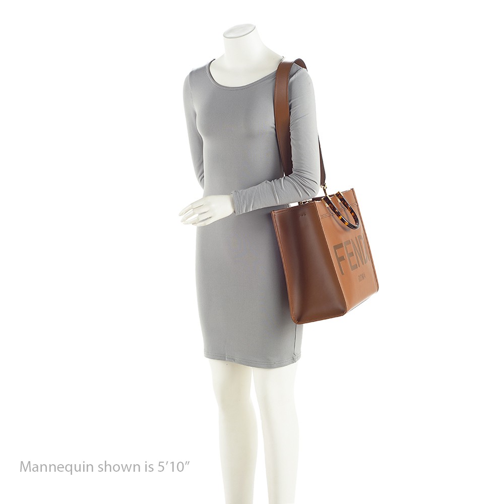 Fendi Leather Sunshine Medium Shopper Tote thumbnail 5