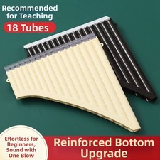 Pan Flute 18 Pipe C Tone Easy Learn Pan Flute C Scale Panpipe Musical Instrument